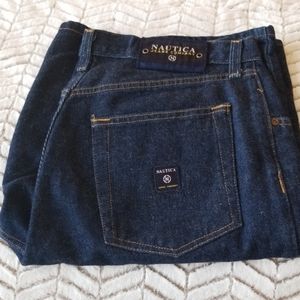 Nautica heavywieght denim men's cargo shorts